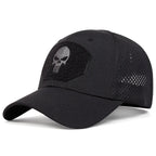 Boné Masculino Skull Aba Curva