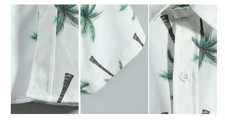 Conjunto Havaiano Camisa + Shorts Masculino