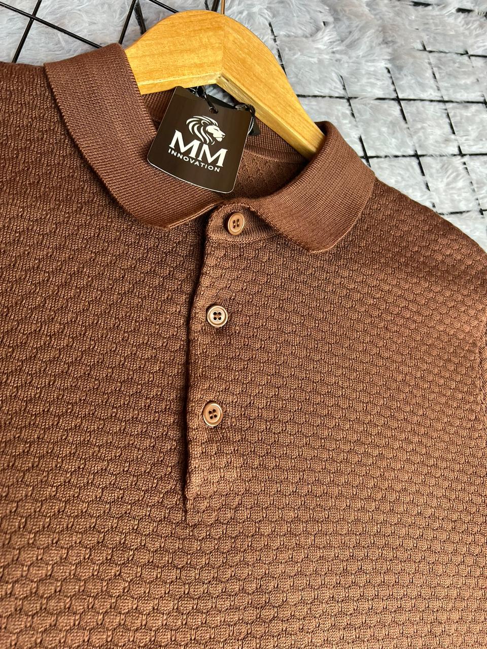 Camisa Exclusiva Gola Crochê