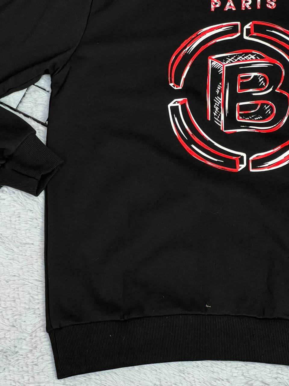 Moletom Preto Balmain