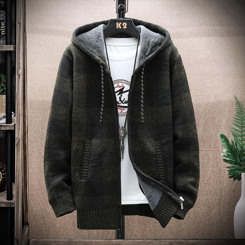Moletom Masculino Xadrez com Capuz Premium