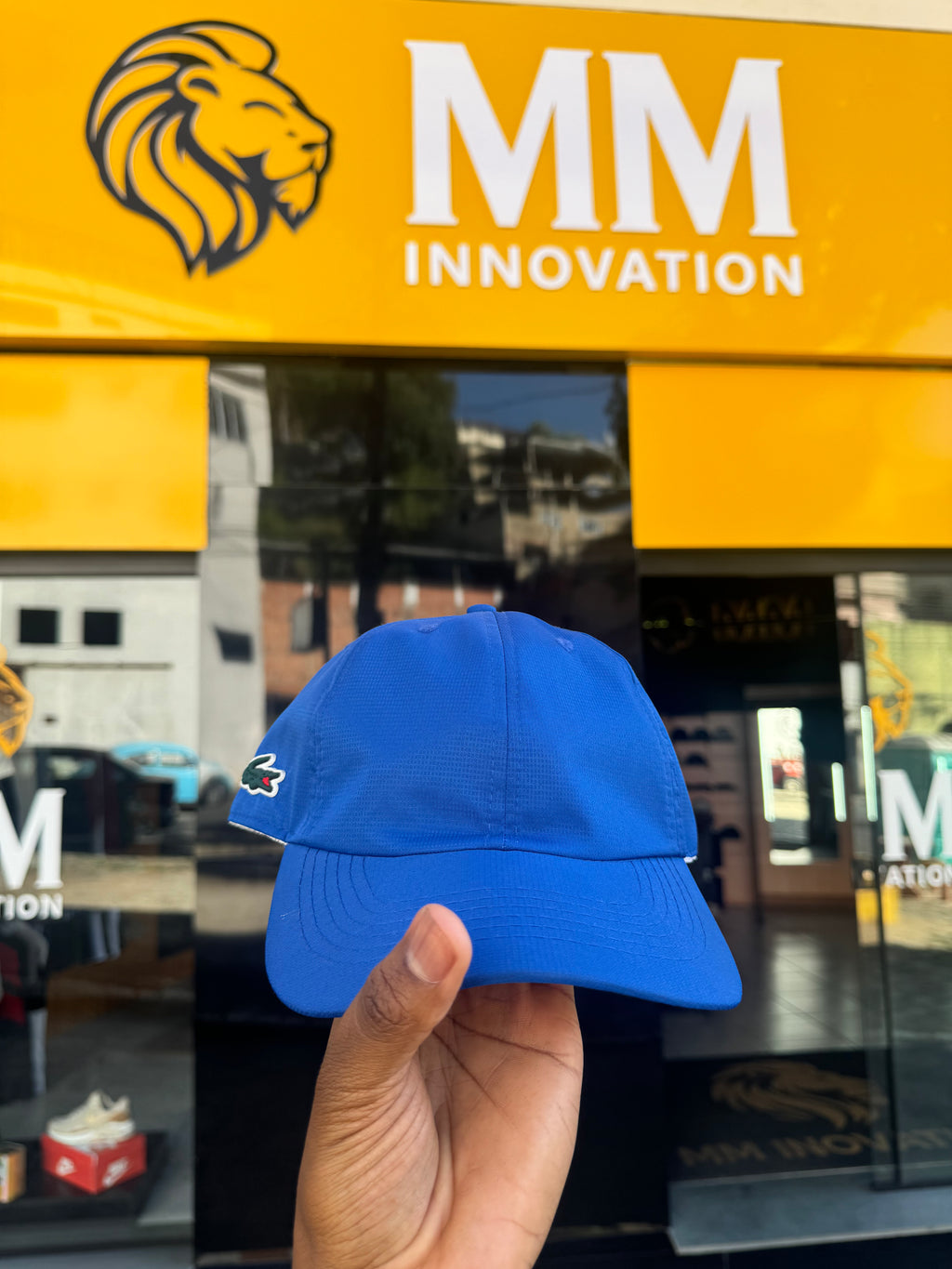 Boné Masculino Lacoste Aba Curva