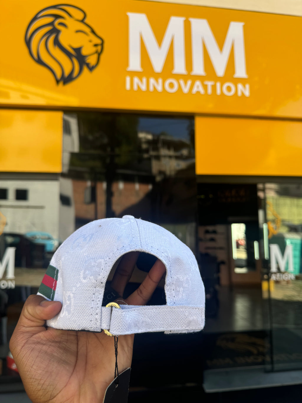 Boné Masculino Gucci Aba Curva