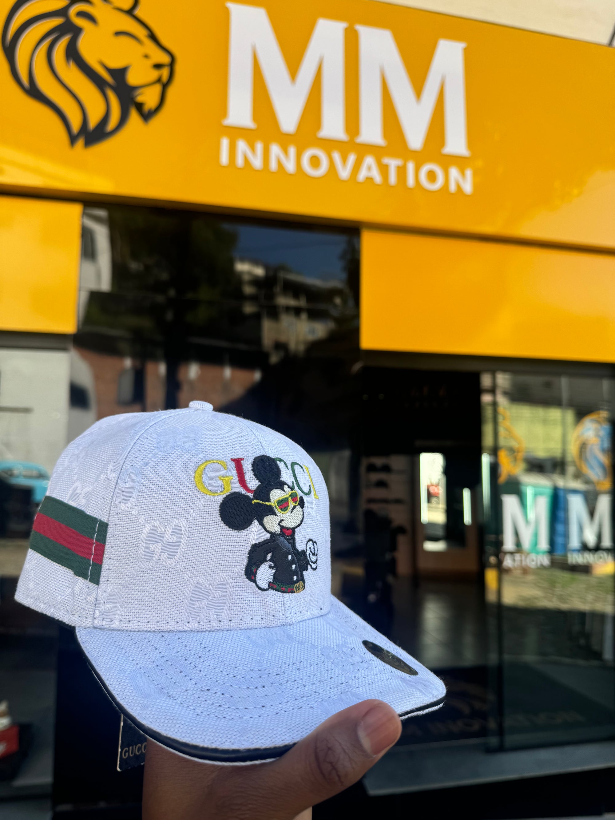 Boné Masculino Gucci Aba Curva