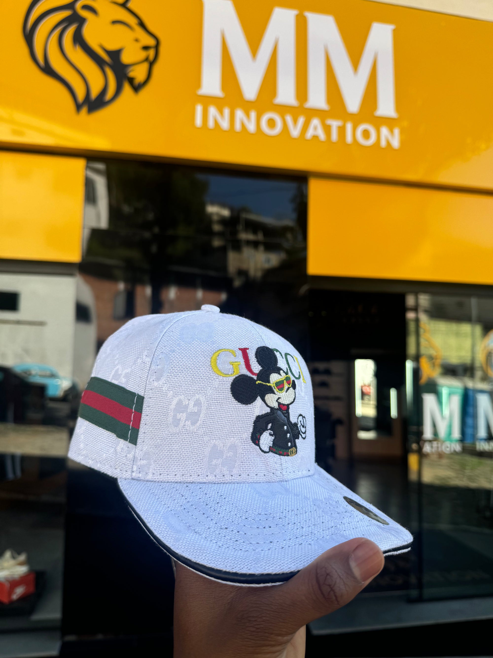 Boné Masculino Gucci Aba Curva