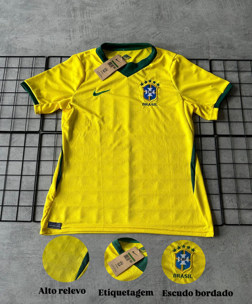 ( TORCEDOR MALHA NACIONAL ) CAMISA DO BRASIL 2026 - "COPA DO MUNDO"