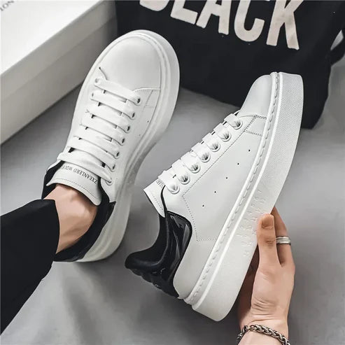 Tênis Masculino Casual Premium em Couro