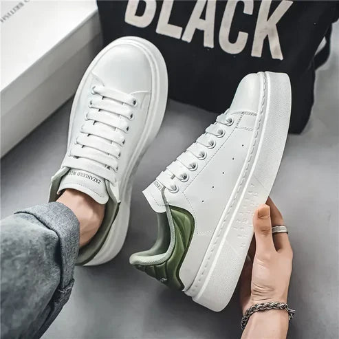 Tênis Masculino Casual Premium em Couro