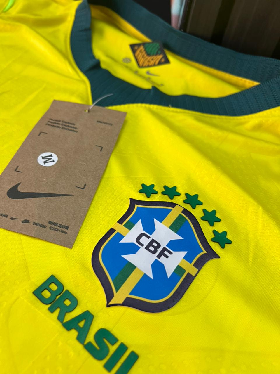 CAMISA DA SELEÇÃO BRASILEIRA- MALHA TAILANDESA (modelo torcedor)